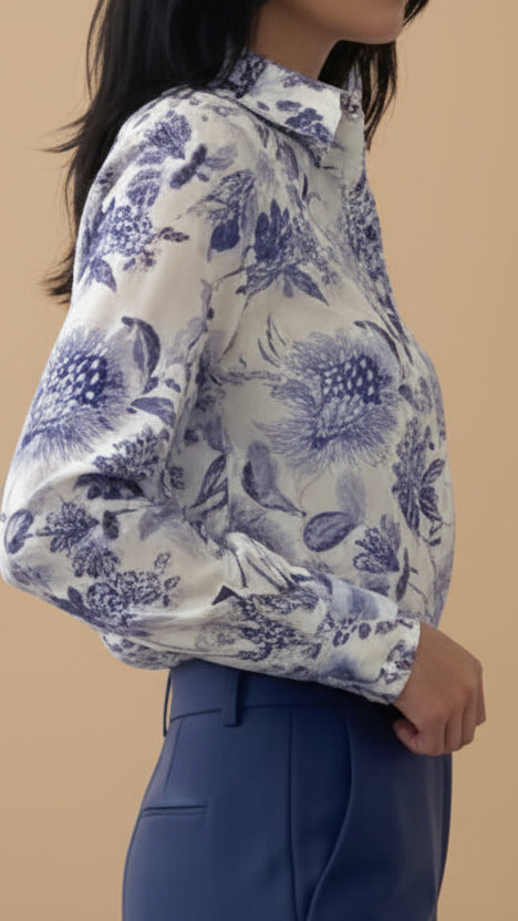 Floral print shirt