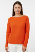 Maglia in cotone arancione