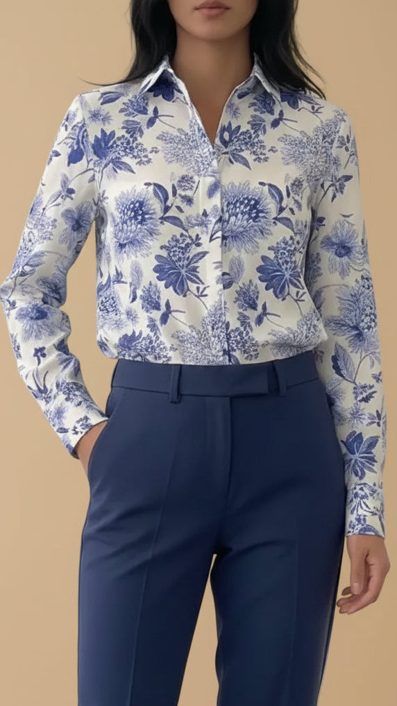 Camicia a fiori