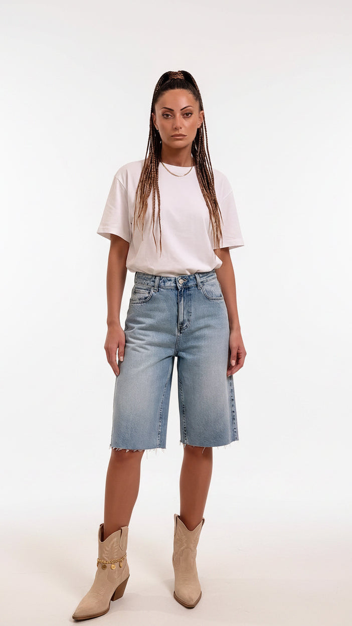 Bermua in Denim Vicolo