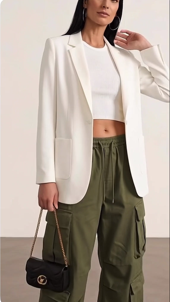 Blazer Bianco Hopper Factory